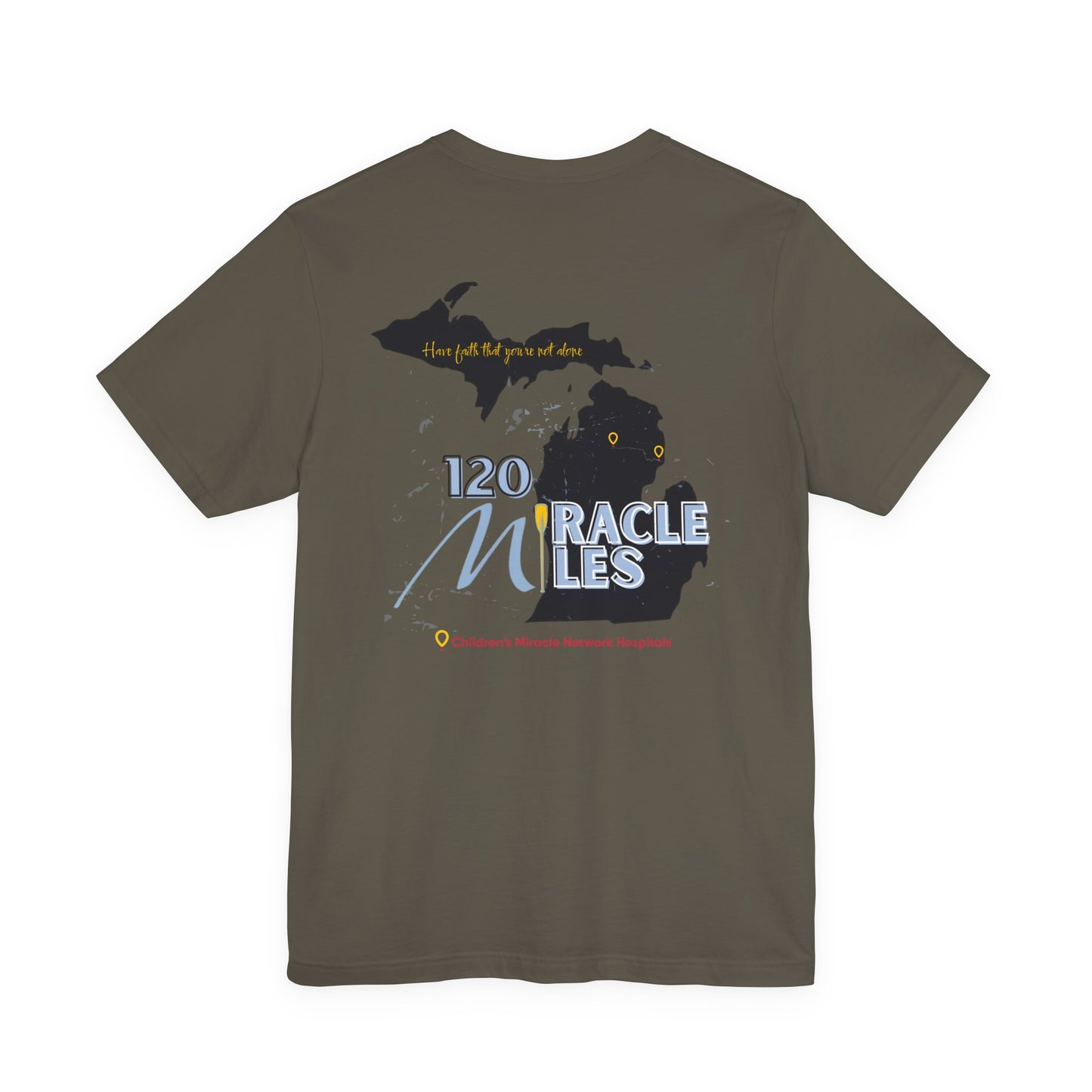 120 Miracle Miles T-Shirt – Army Green