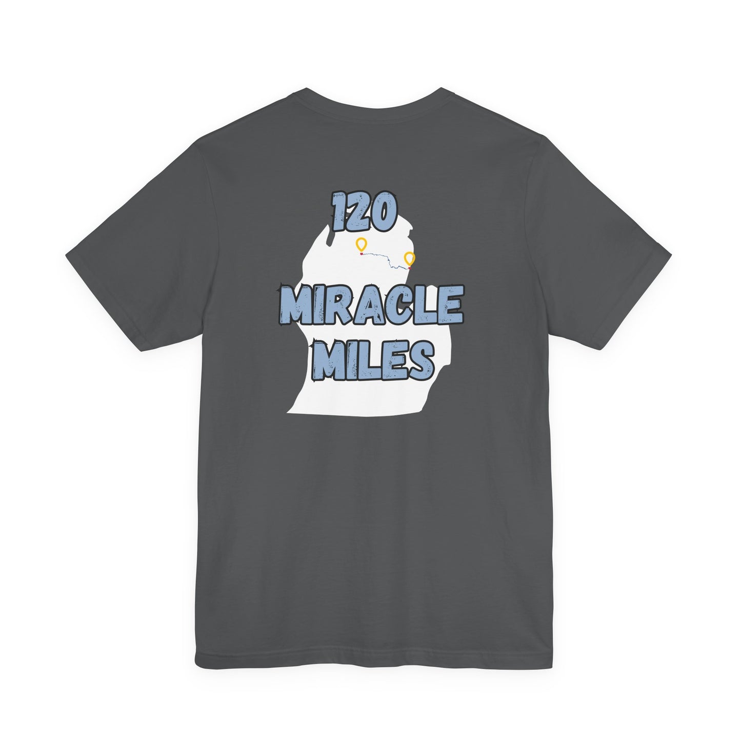 120 Miracle Miles T-Shirt – Asphalt
